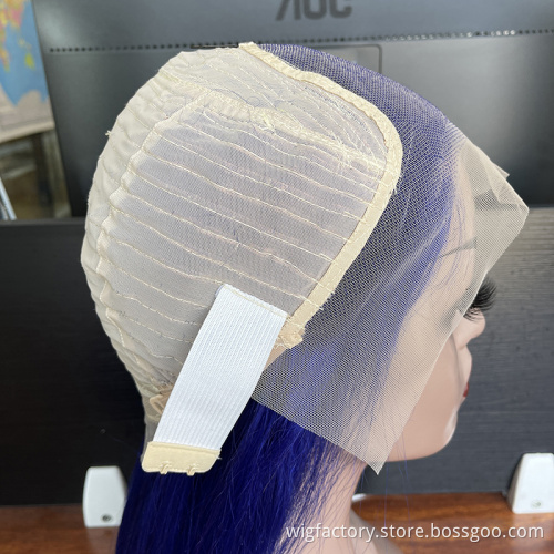 13*4 frontal wigs lace front human hair 100 virgin cheveux humain,straight mink hair blue human hair wig